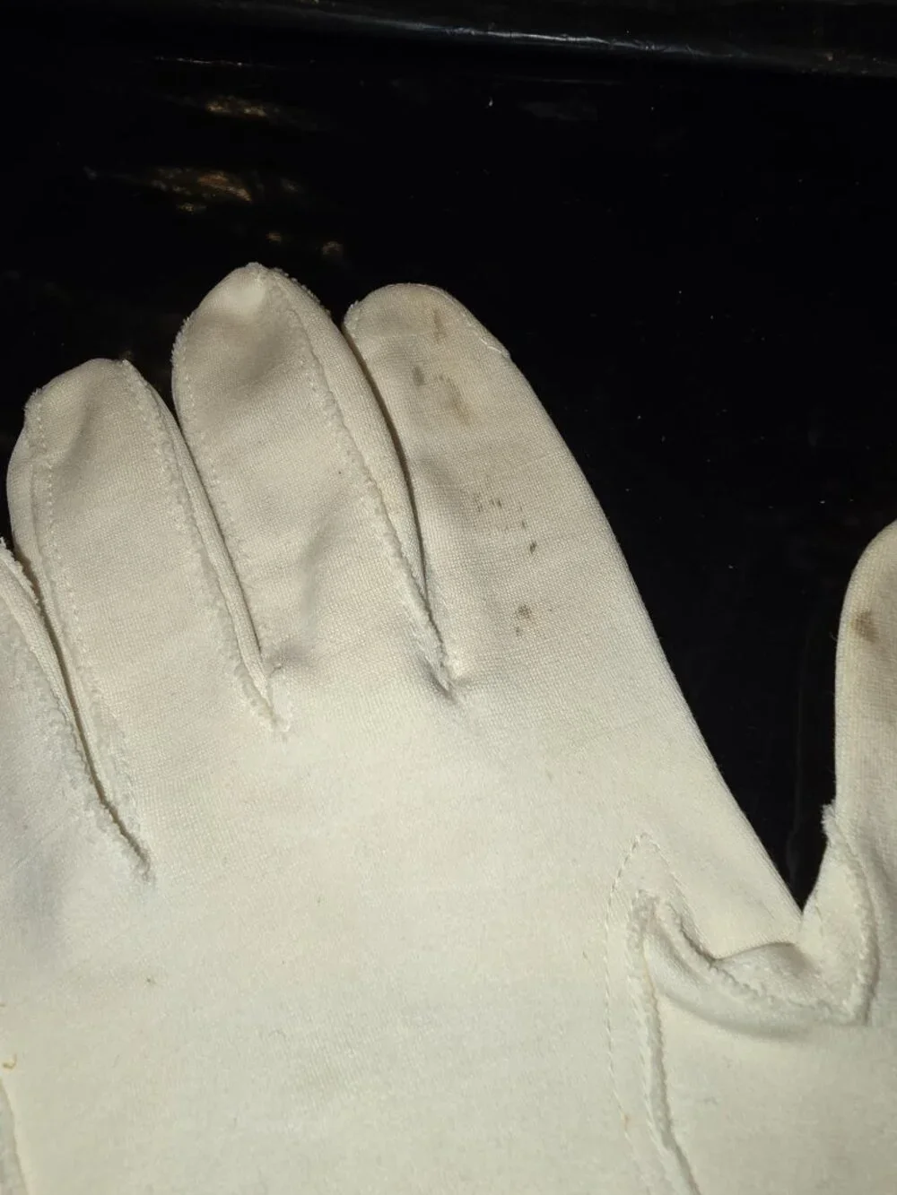 Gloves Women's Lot of 3 Ivory Small Large Embellished Floral Beaded Vintage MCM
